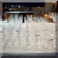 G10. Baccarat Crystal stemware. 